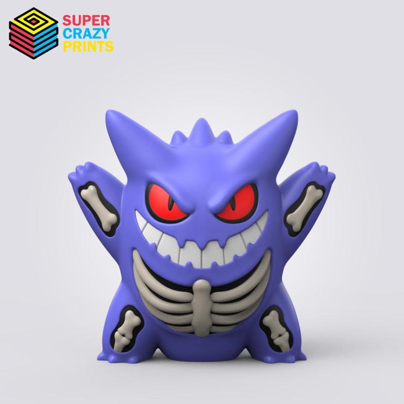 Halloween Gengar (Easy Print No Supports)