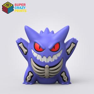 Halloween Gengar (Easy Print No Supports)