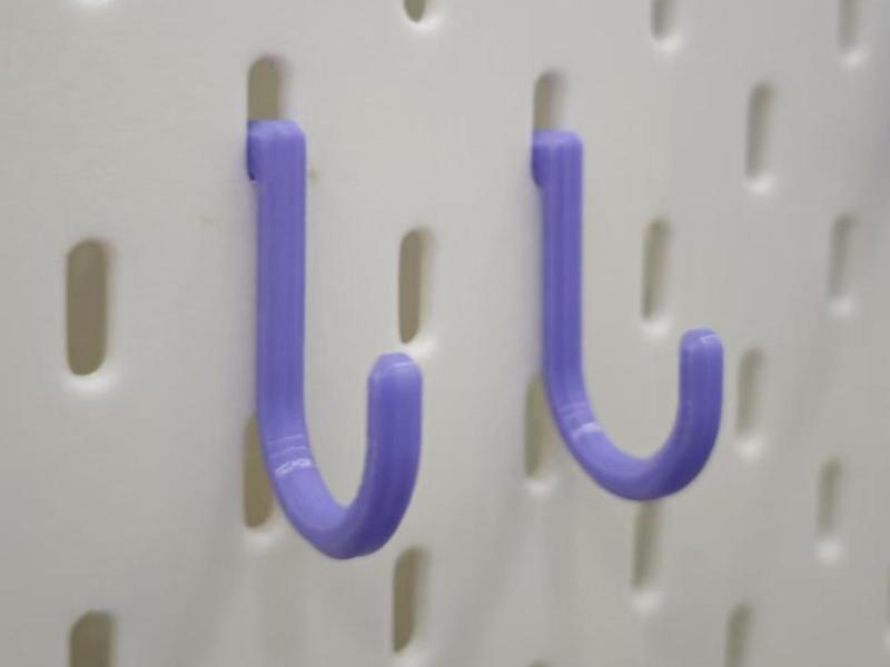 IKEA SKADIS pegboard small hooks, designed for 3D printed 5-8mm thickened pegboards