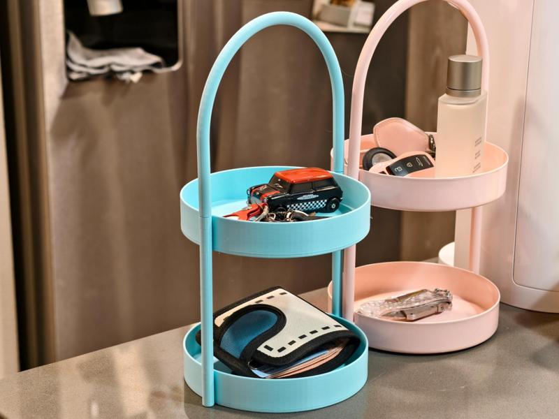 Double Decker Catch-all Tray