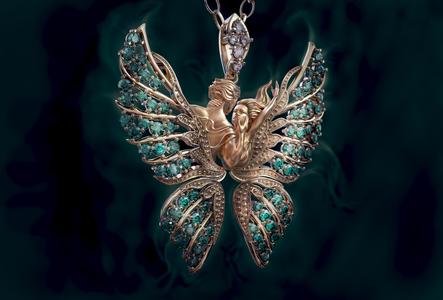 Pendant Magerit butterfly