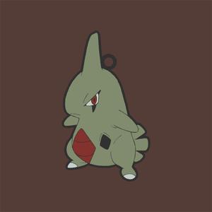 Larvitar – Pokemon Keychain or Ornament – Multicolor .3mf File