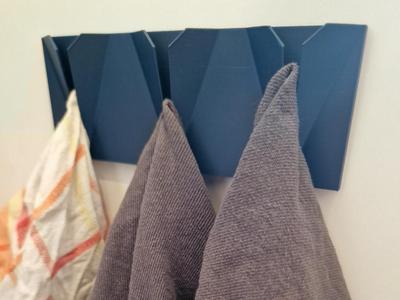 Magic Dish Towel Hook-Invisible Screws! no support