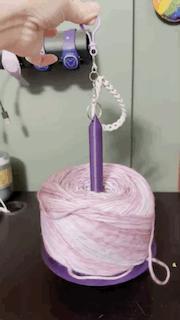 Portable Yarn Holder-Wristlet