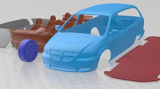 Dodge Grand Caravan 2004 Printable Car
