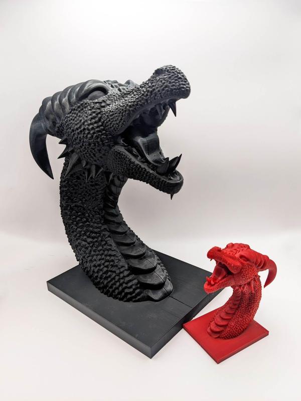 Dragon Bust, Dragon Headset Stand, Jewelry Holder