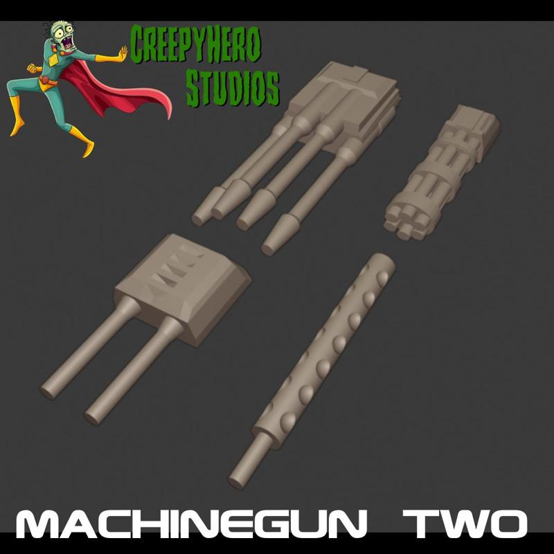 Gaslands Machinegun Two Set