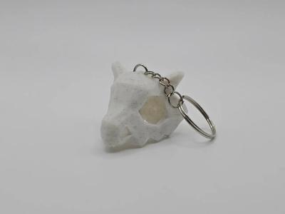 Cubone Pokemon Skull Lowpoly Keychain (Remix)