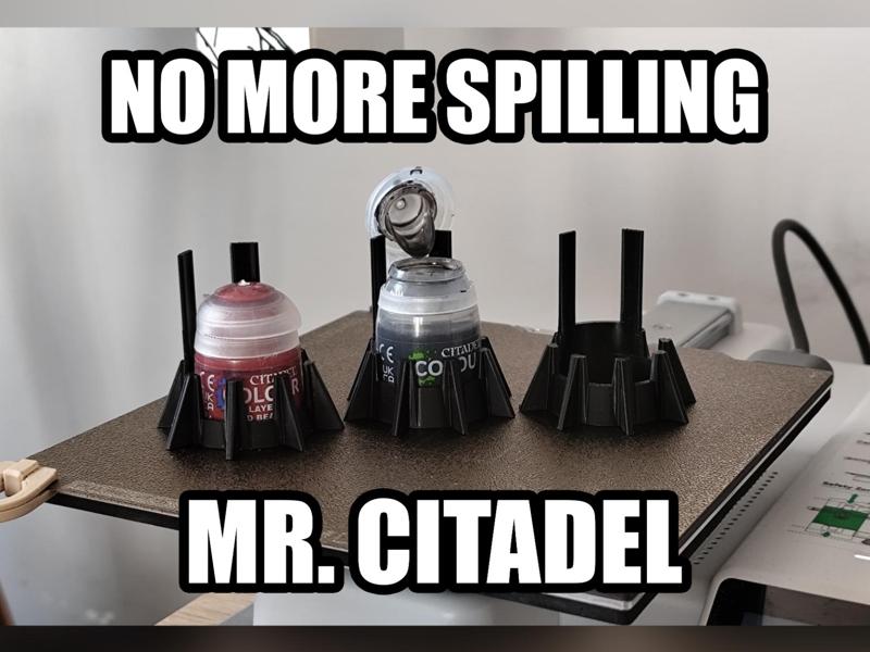 Citadel no spilling stand