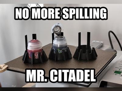 Citadel no spilling stand