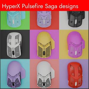 Hyperx Pulsefire Saga designs