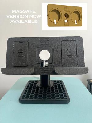 Multi Dock – Dual Phone and Watch or Tablet Stand now with Magsafe Option