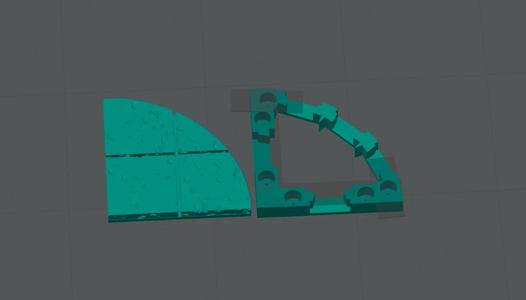 Openforge flex magnetic hole negative space model   