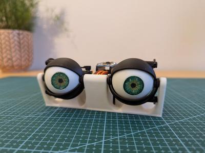 Animatronic Eyes, Compact, With Arduino