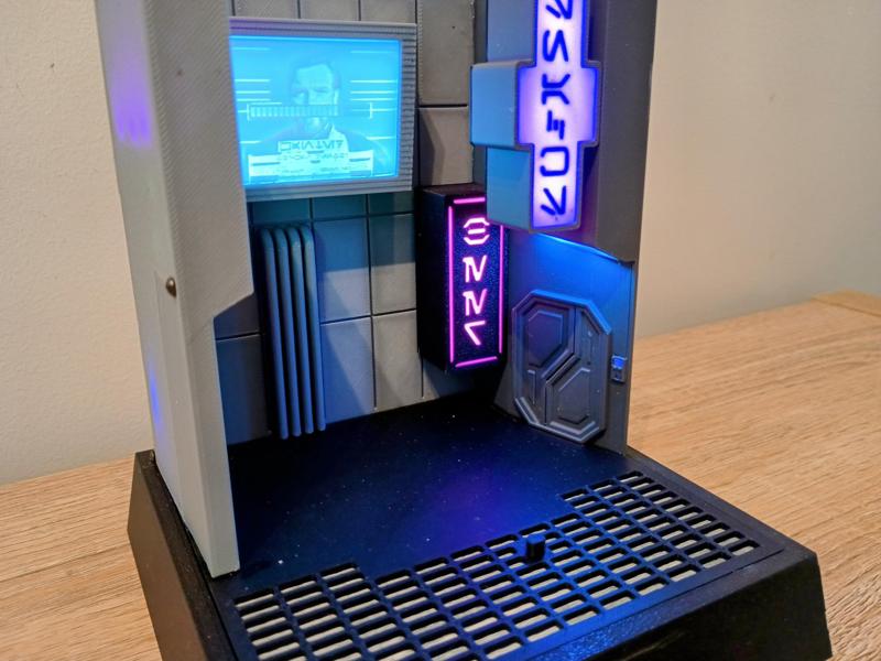 PopFunko Diorama – LED Cyberpunk Star Wars Display