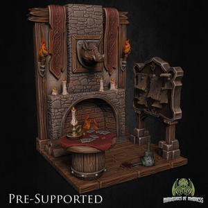 Tavern Scenery [PRE-SUPPORTED] Diorama