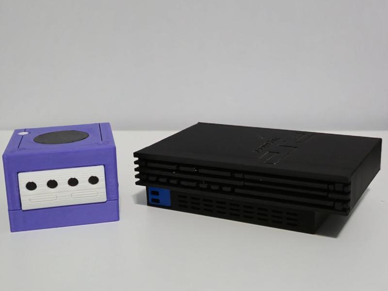 Multipart Mini PS2 with SD card holder