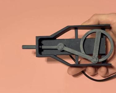 Fully Printable Motorized Linear Actuator