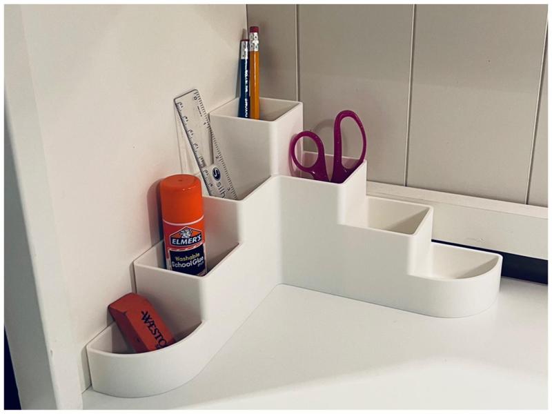 Office / Desk L-Shaped Corner Organizer Tray