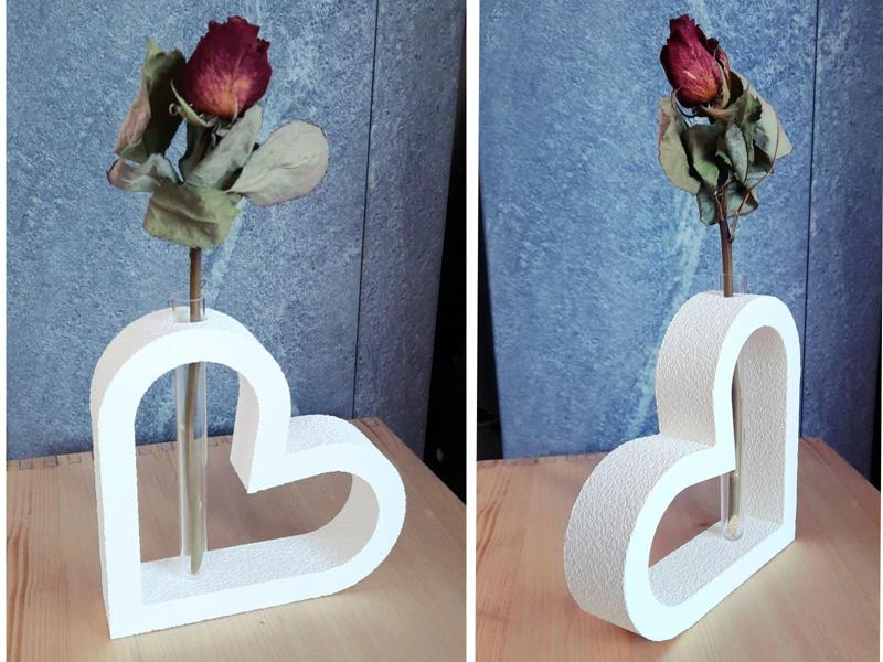 Vase Heart Test Tube Valentine’s Day