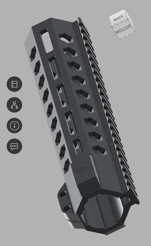 9.75" AR Platform Handgaurd