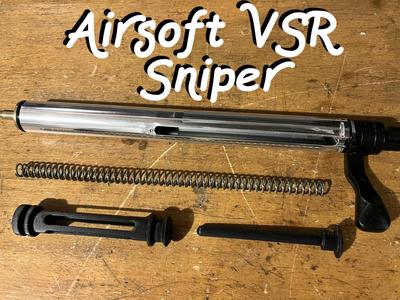 Airsoft VSR Sniper piston and mandrel