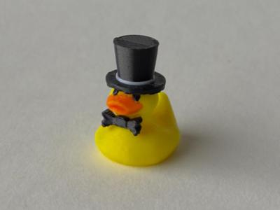 Mini Animals (Fancy Top Hat Duck)