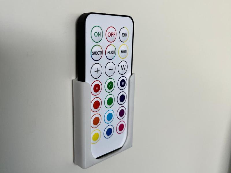 RGBW puck remote wallmounted holder