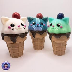 Ice Cream Cat Container