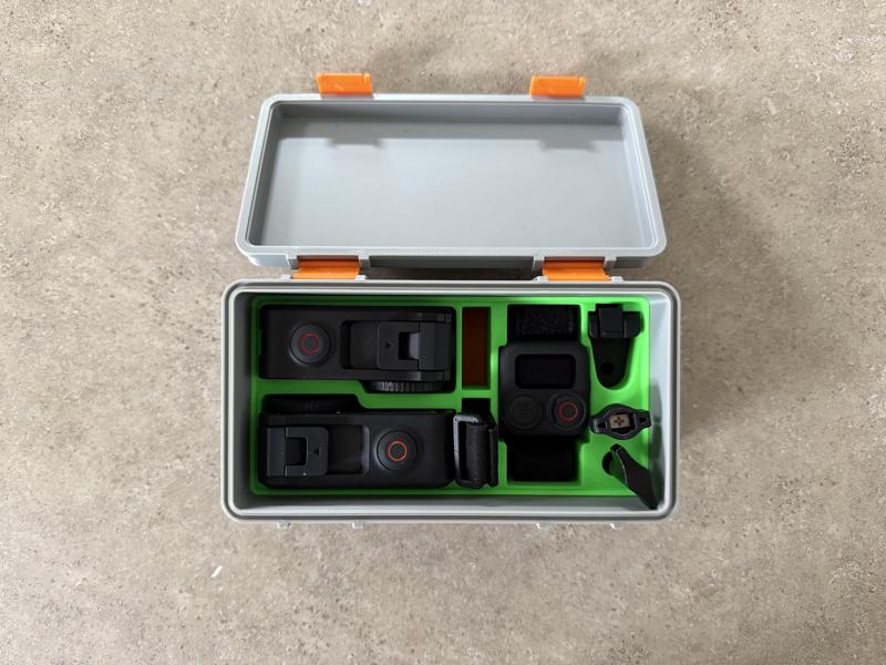 Gridfinity 4×2 Insert for DJI Osmo Action Kit