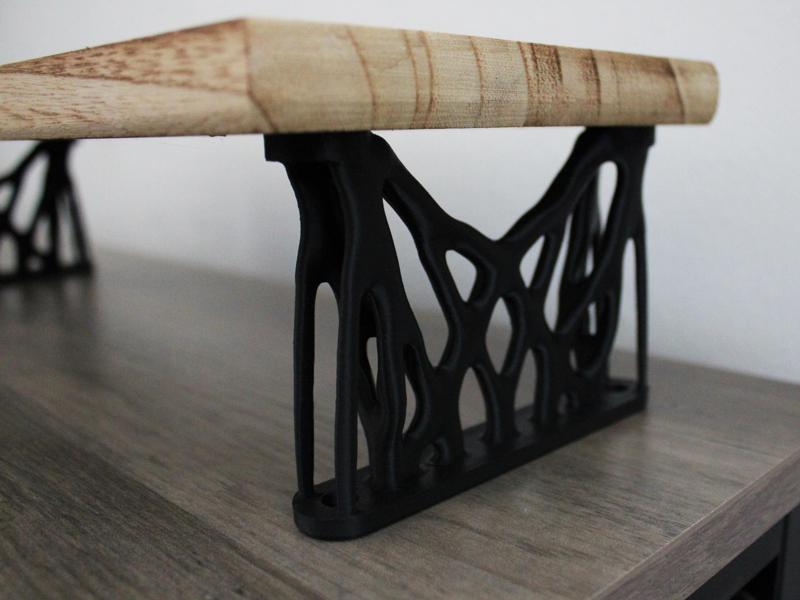 Topology Optimized Monitor Riser Stand