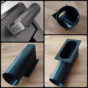 Core One Fan Duct / Vent / Exhaust 90°