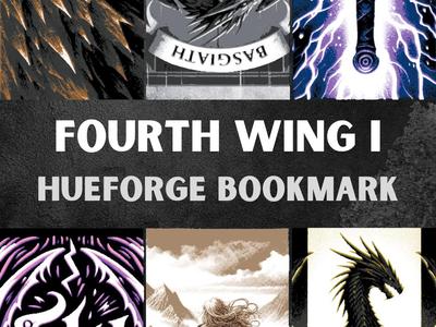 Fourth Wing Bookmarks – Andarna, Tairn, and Violet