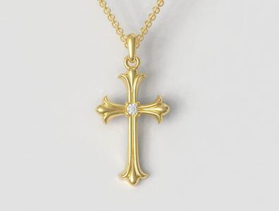 Gothic Cross Pendant