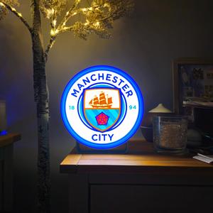 Manchester City FC Light Box LED Lamp