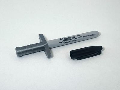 Sharpie Sword Cap