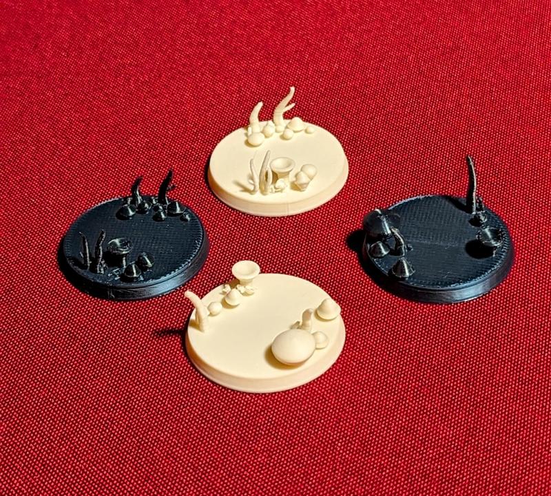 32mm Forest Swamp Bases for Minis