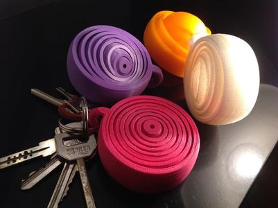 supergyroscopic relaxing keyring – 8 rings !