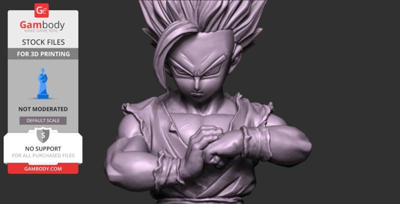 Gohan (Cell Saga) 3D Printing Model