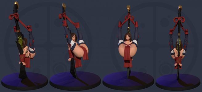 Glamorous Mech Pilot Brandi – Trapped! Pinup Display Model