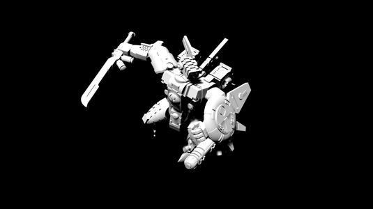 Elite Mech Leader Falling With Style