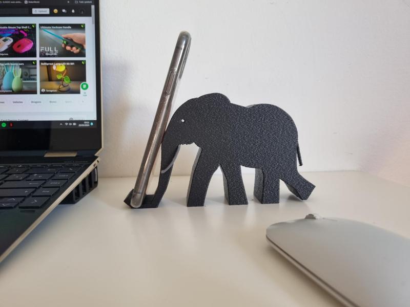 Elephant phone holder