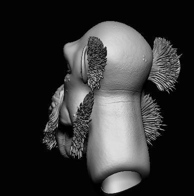 Yak Face Head Sculpt – Star Wars Action Figure – 3D Print File STL