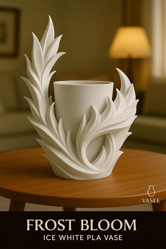 Leaf Whisper Vase Art – Nature-Inspired Organizer