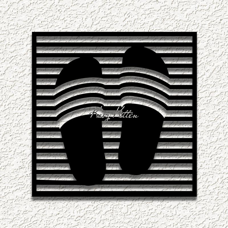 optical illusion beach sanda WALL ART HOME DECORd.stl