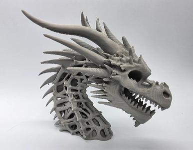 Skeletal Dragon Bust 3