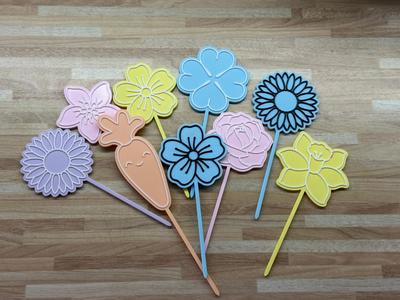 Easter spring flowerpot decoration