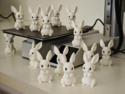 Cute Mini Bunny Invasion