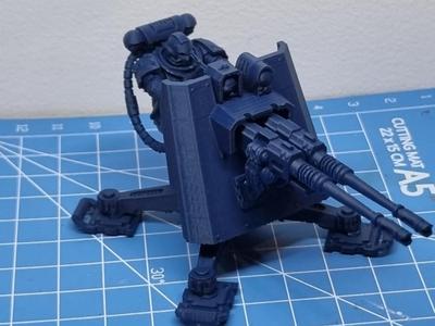 Space Soldier Turret Machine Gun WarAxe 50K Mini