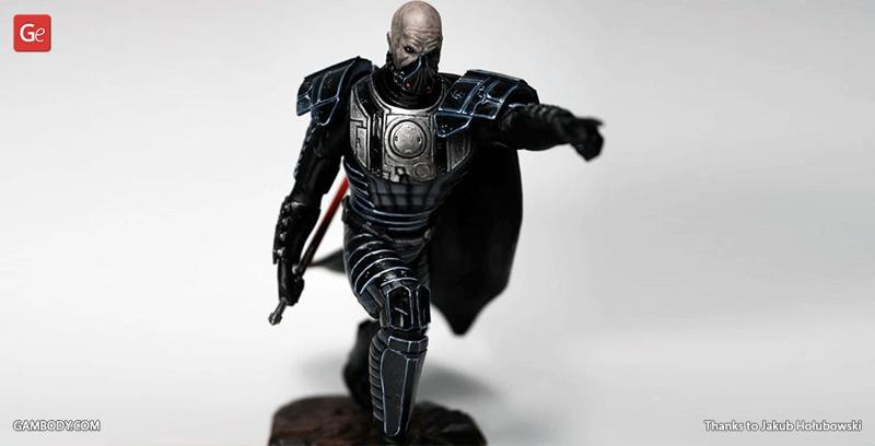 Darth Malgus 3D Printing Figurine | Assembly